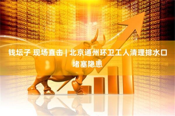 钱坛子 现场直击 | 北京通州环卫工人清理排水口堵塞隐患