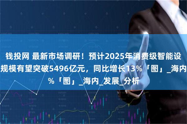 钱投网 最新市场调研！预计2025年消费级智能设备行业市场规模有望突破5496亿元，同比增长13%「图」_海内_发展_分析