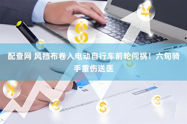 配查网 风挡布卷入电动自行车前轮闯祸！六旬骑手重伤送医