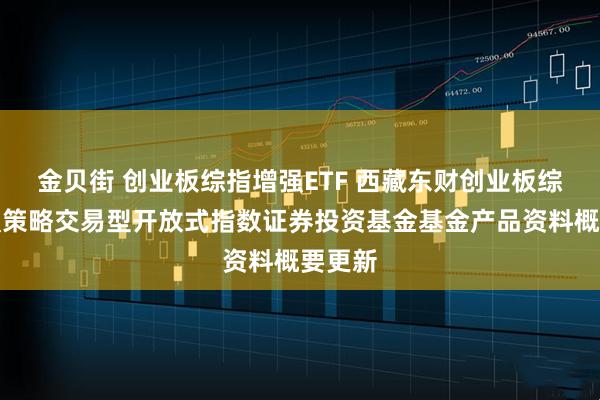 金贝街 创业板综指增强ETF 西藏东财创业板综合增强策略交易型开放式指数证券投资基金基金产品资料概要更新